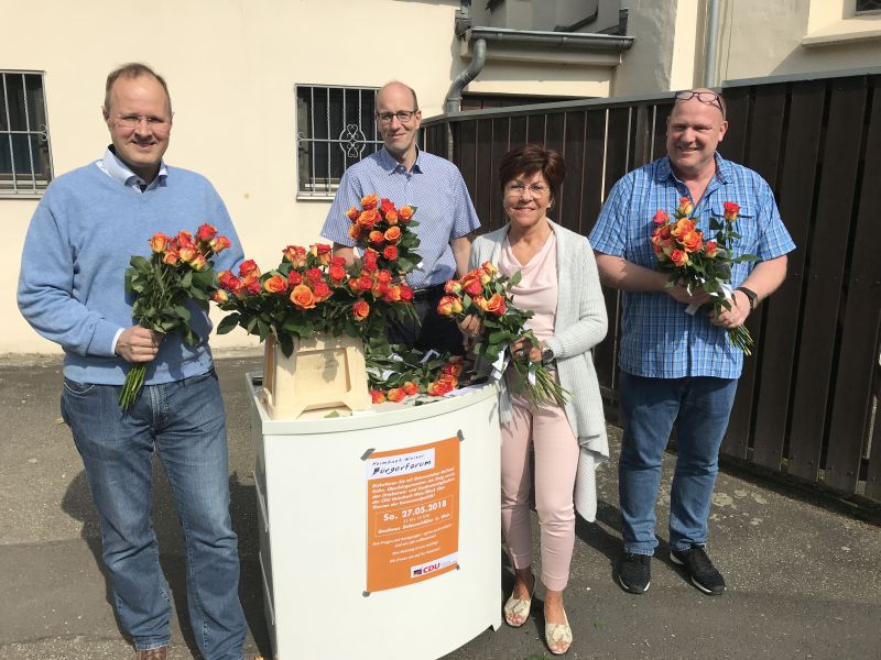 Blumige Pfingstgre der CDU-Heimbach-Weis/Block 