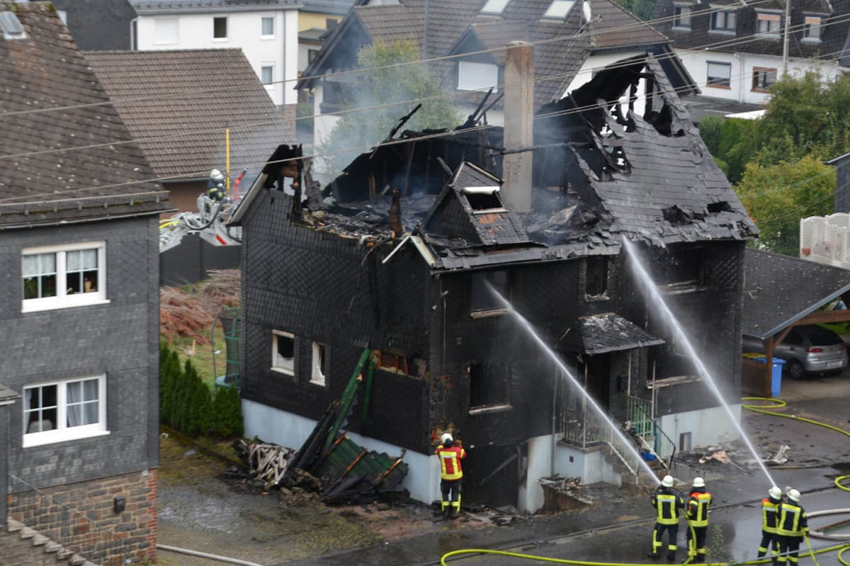 Tragdie in Daaden: Wohnhausbrand fordert ein Menschenleben