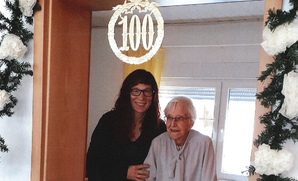 Christel Mhlenbein feierte in Hachenburg ihren 100. Geburtstag