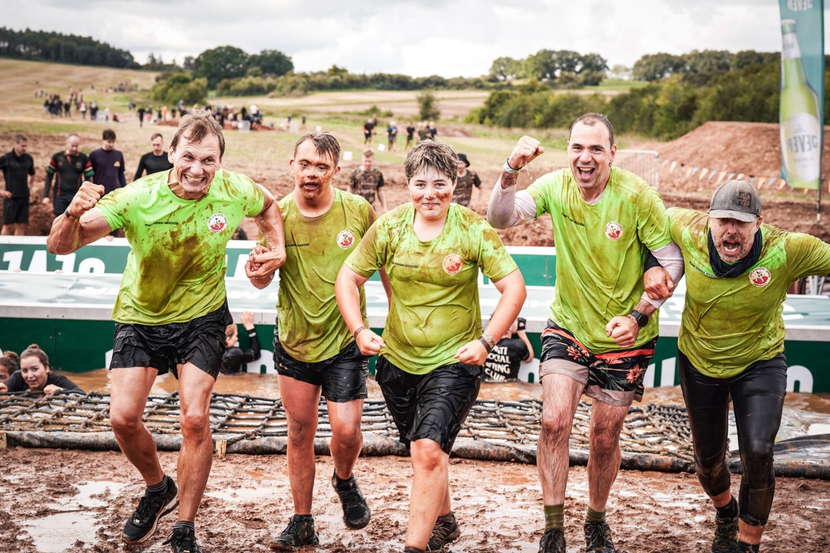 Fnf Teilnehmer aus Daaden beim Tough Mudder Lauf (Fotos: Judo und Ju-Jutsu Verein Daaden. eV.)