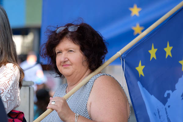 Mit klarer Sicht blickt Judith Klaes auf ein vereintes und solidarisches Europa. Foto: privat      