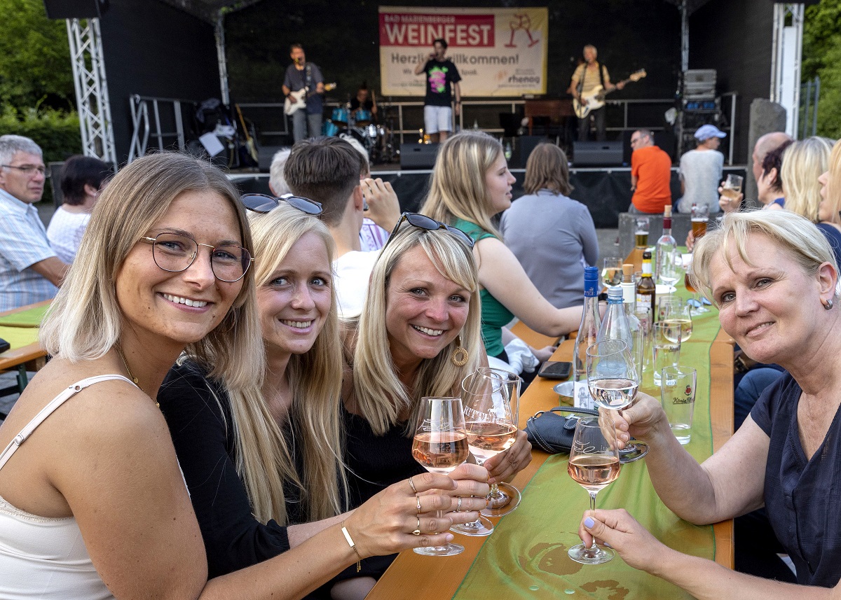 Es herrscht groe Vorfreude auf das Bad Marienberger Weinfest. (Foto: Fotostudio Rder-Moldenhauer)