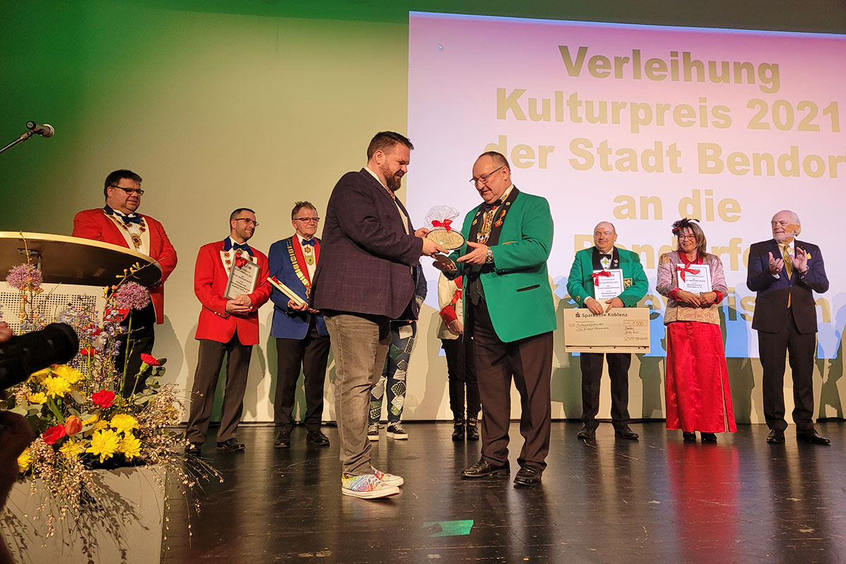 Karnevalisten erhalten Bendorfer Kulturpreis 2021