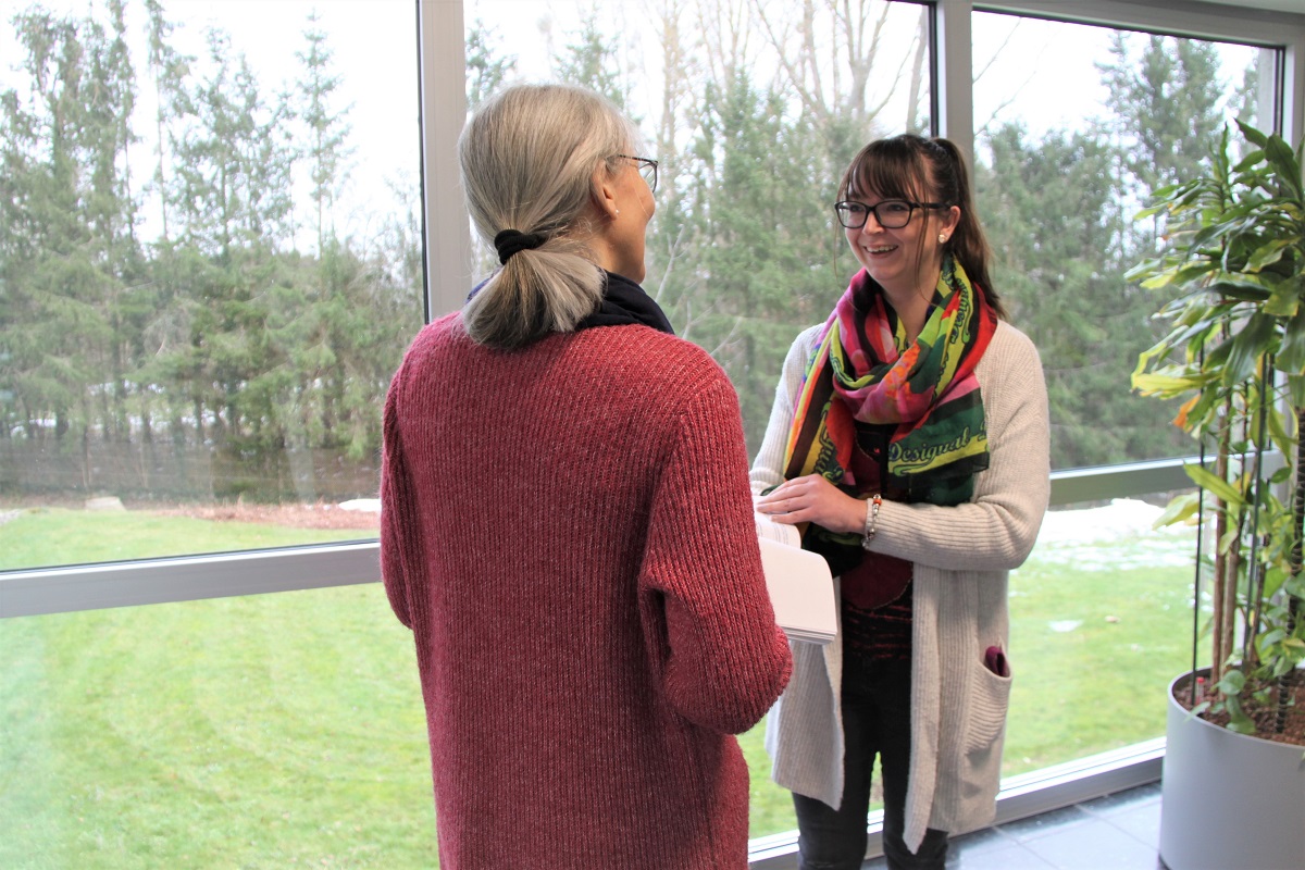 Die Koordinierungsstelle fr Gemeindepsychiatrie ist mit Angela Hartmann (rechts) neu besetzt. (Foto: Pressestelle der Kreisverwaltung/Lena Schardt)