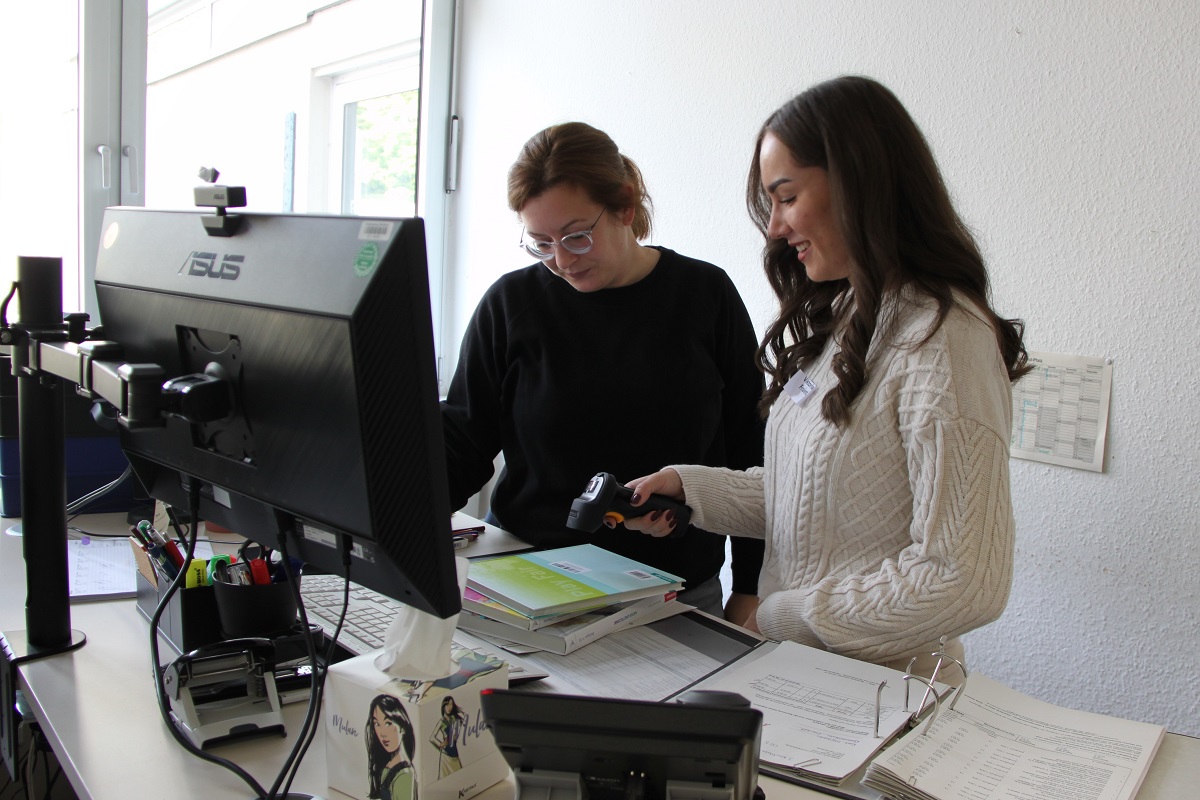 Beim Schnuppertag konnten die Interessierten die Ausbildungsmglichkeiten der Kreisverwaltung praxisnah entdecken. (Fotos: Kreisverwaltung / Nicole Chemnitz)