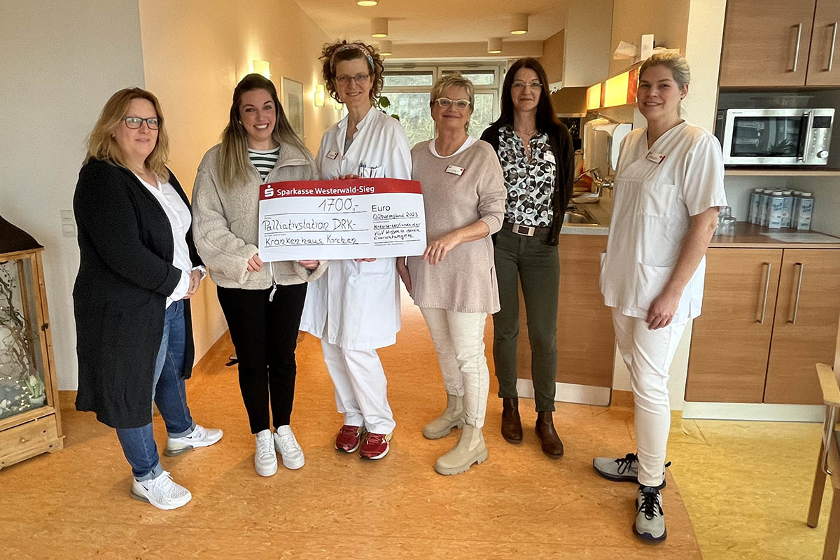 1.700 Euro fr Palliativstation gespendet