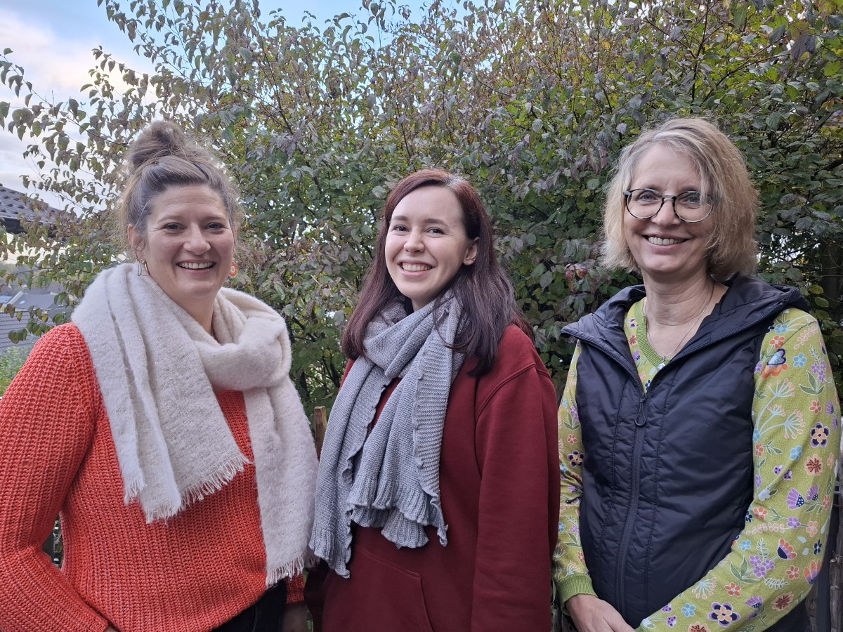 v. li. Katrin Albrecht, Anna Franziska Batilovic, Brigitte Schulz-Wagner (Foto: Diakonie Altenkirchen)