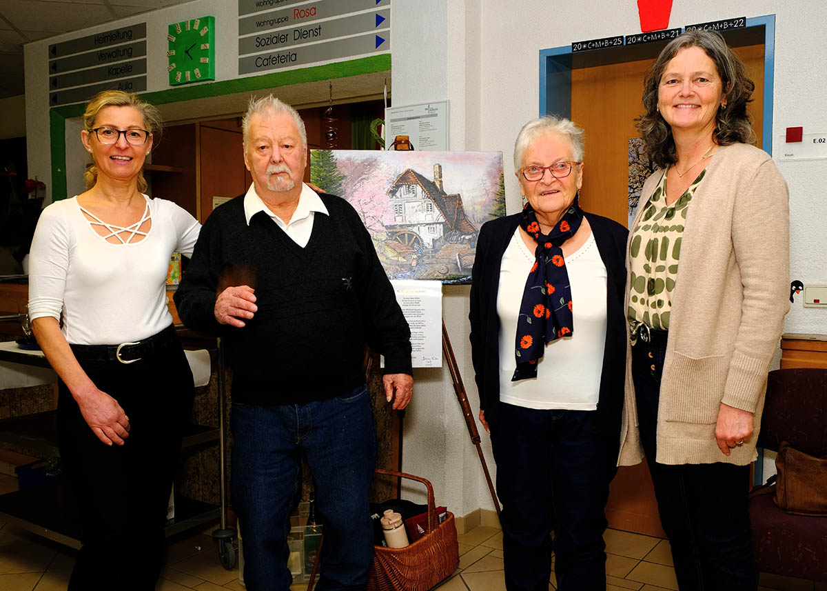 Gelungene Vernissage: Horst Salz begeistert im Margaretha-Flesch-Haus