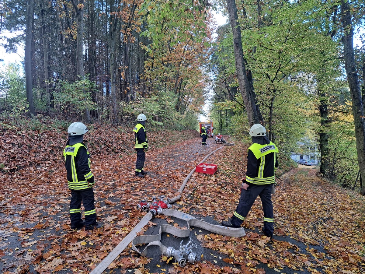 bung der Freiwilligen Feuerwehren rund um Montabaur - Ernstflle erprobt