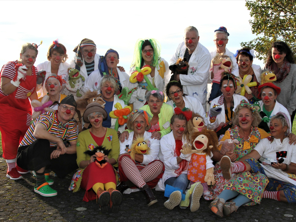 Auch in Corona-Zeiten wollen die Clowndoktoren Kindern mit Erkrankung und Beeintrchtigung Hoffnung machen (Foto: privat)