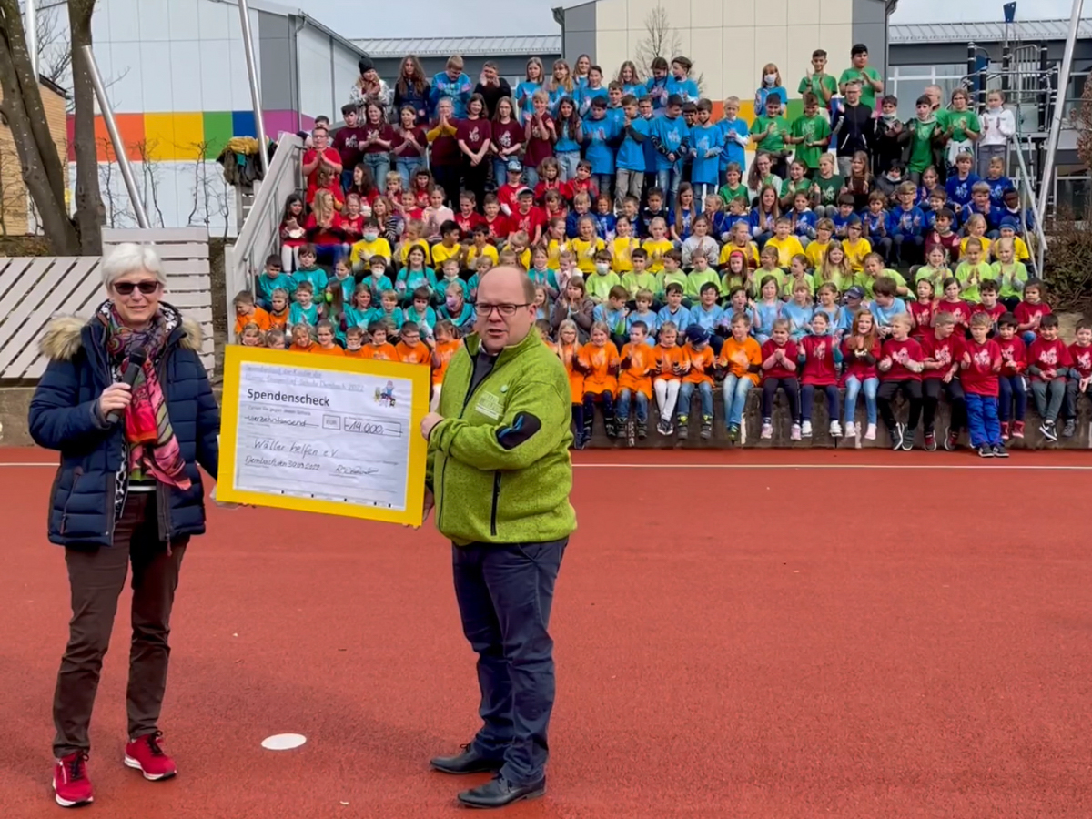 Dernbach: Kinder erlaufen 14.000 Euro fr den guten Zweck