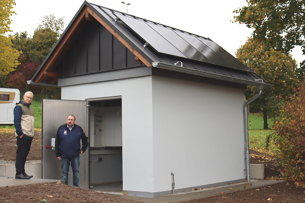 Neue Druckminderstation in Neuhusel in Betrieb genommen