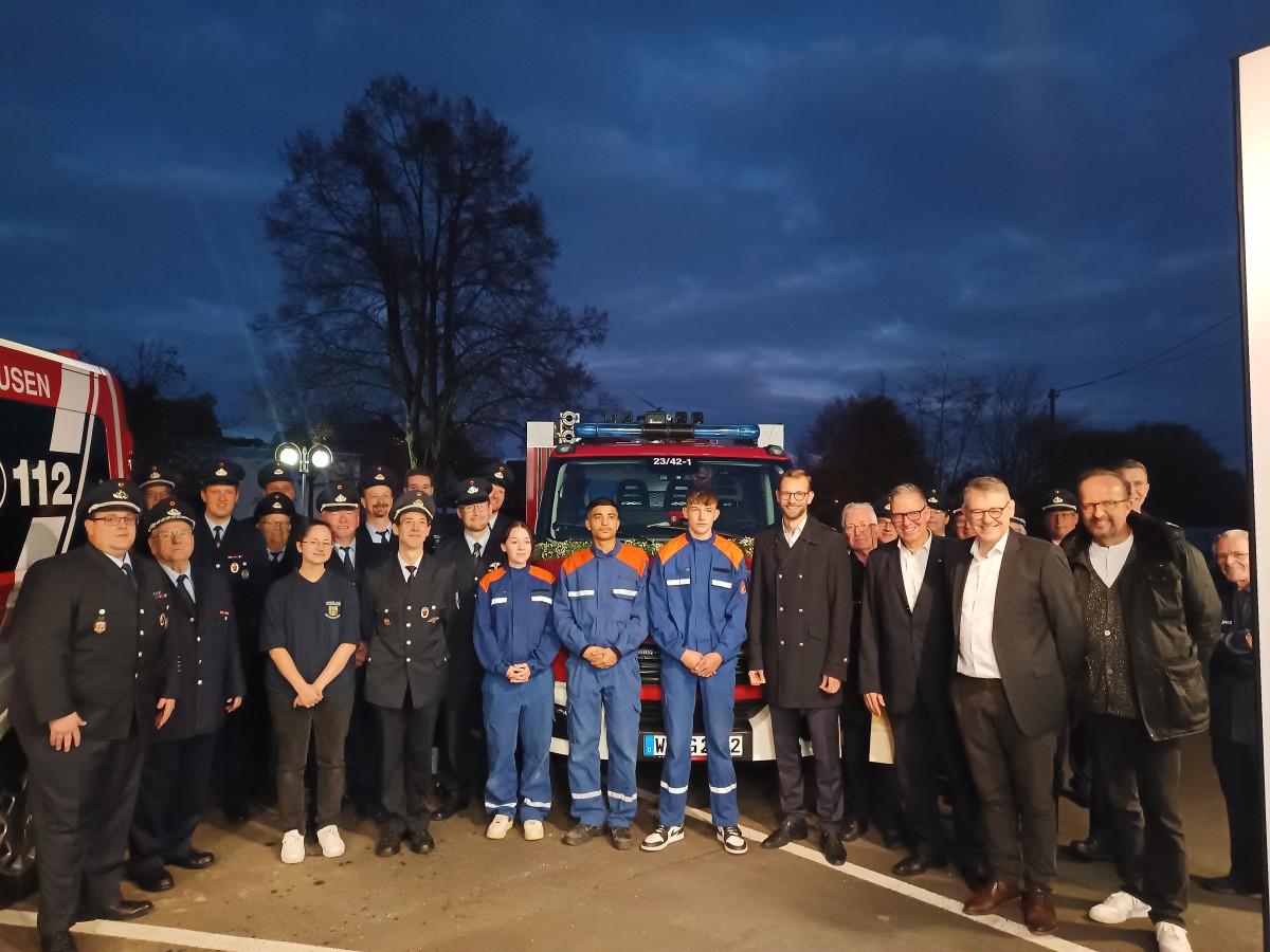 Mehr Sicherheit fr die Region: Neue Feuerwehrfahrzeuge in Grgeshausen und Hbingen