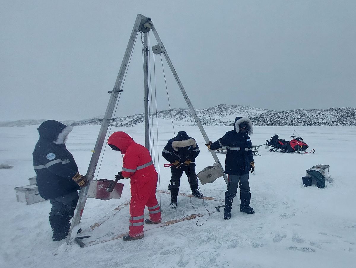 Was verrt das Eis ber den Klimawandel?  mit der "Polarstern" in die Antarktis (Foto: Universitt zu Kln)