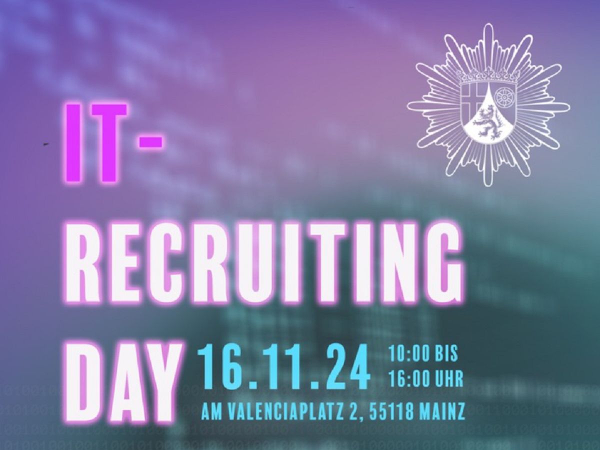 IT-Recruiting-Day: Fachkrfte fr digitale Polizeiarbeit gesucht