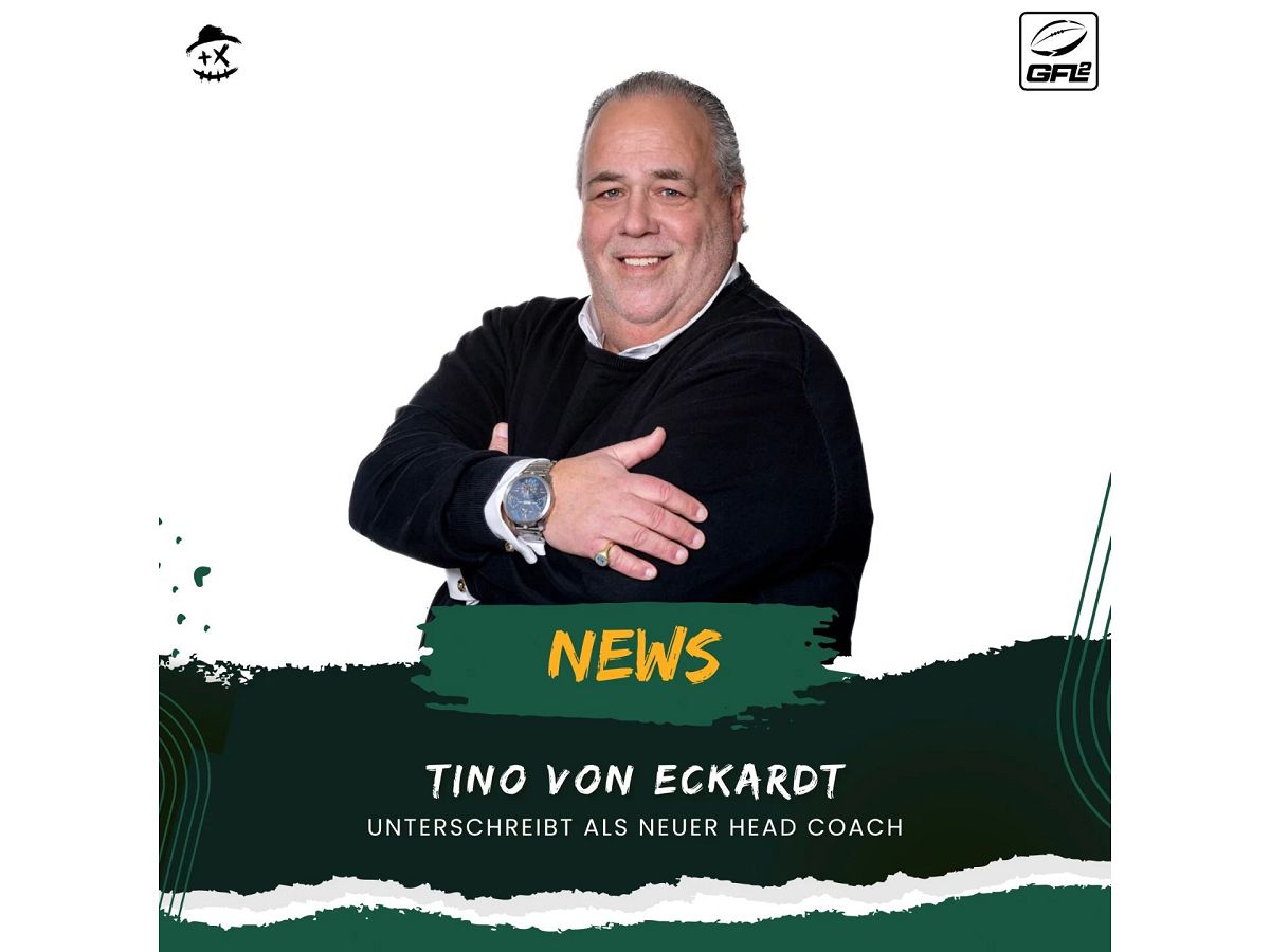 Neuer Headcoach der Fighting Farmers Montabaur: Tino von Eckardt tritt am 1. Dezember an