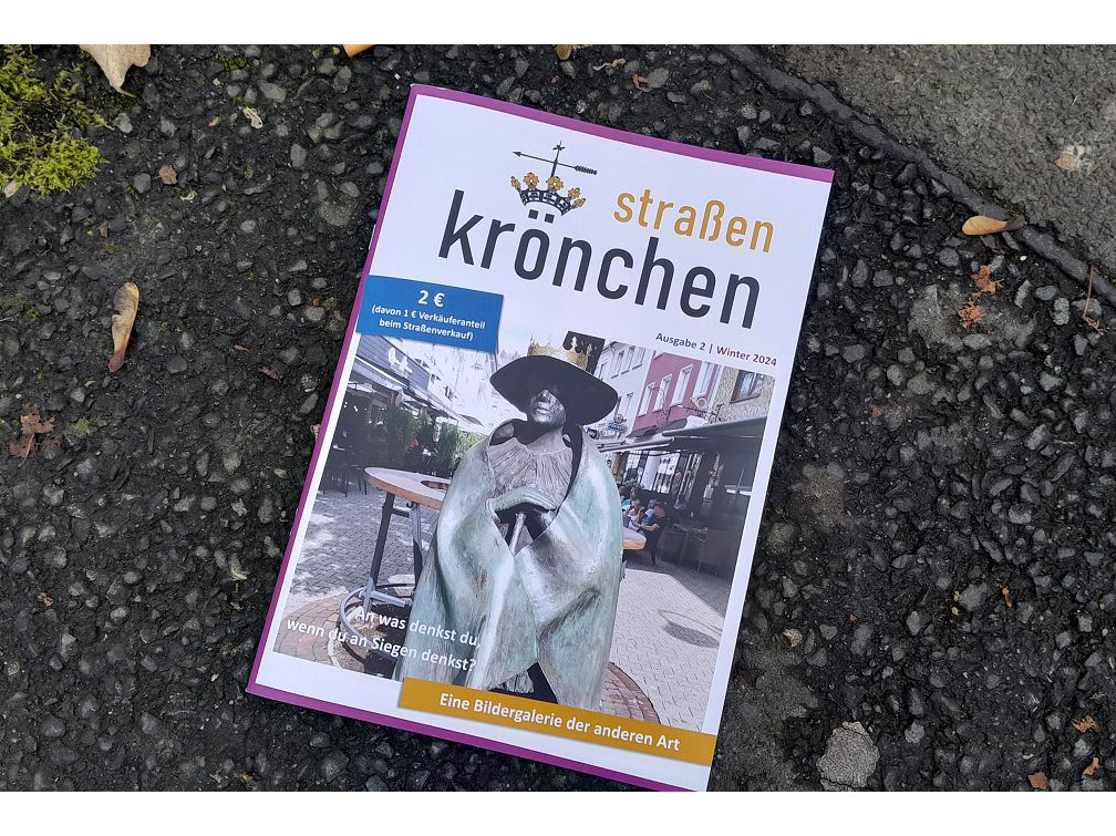 Auch die zweite Ausgabe des Straenkrnchens bietet wieder jede Menge Lesestoff. (Foto: Adrian Sttzel)