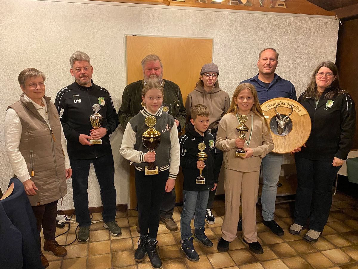 Pokal- und Ehrenscheibenschieen des SV Leuzbach-Bergenhausen im Januar