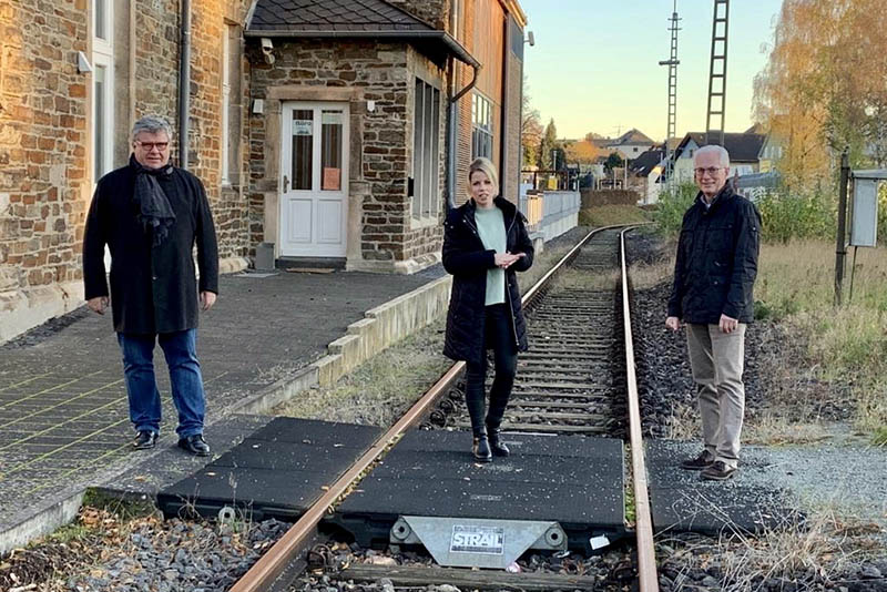 Strecke der Holzbachtalbahn wird derzeit saniert