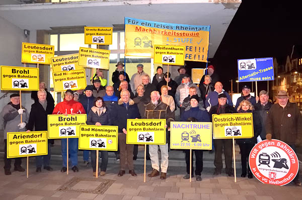 Bahnlrminitiative zeigte Geschlossenheit bei 62. Demo