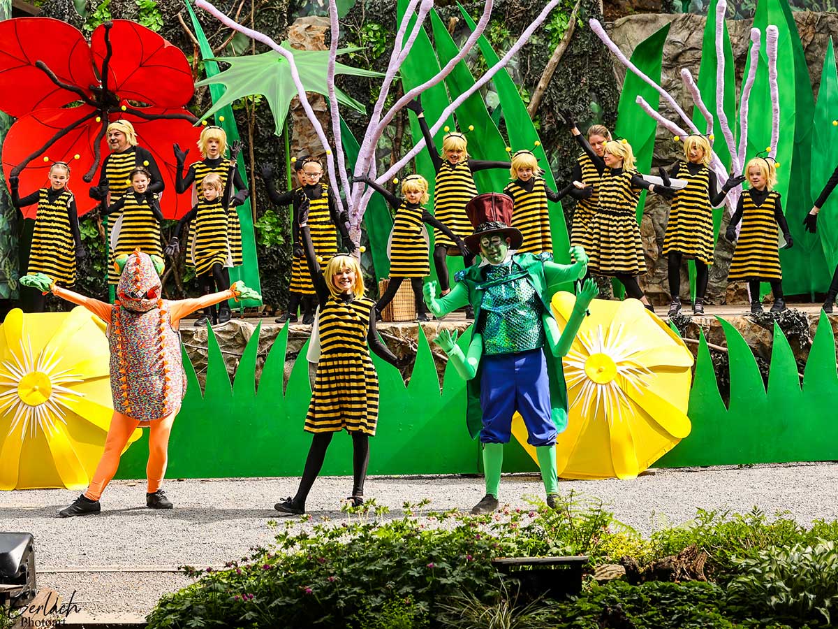 Auch ein Treffen mit Biene Maja ist mglich. (Foto: Sven Gerlach)