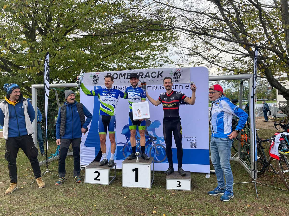 Podiumsgarant Christoph Ambroziak berzeugt in beim Cyclocross in Bonn