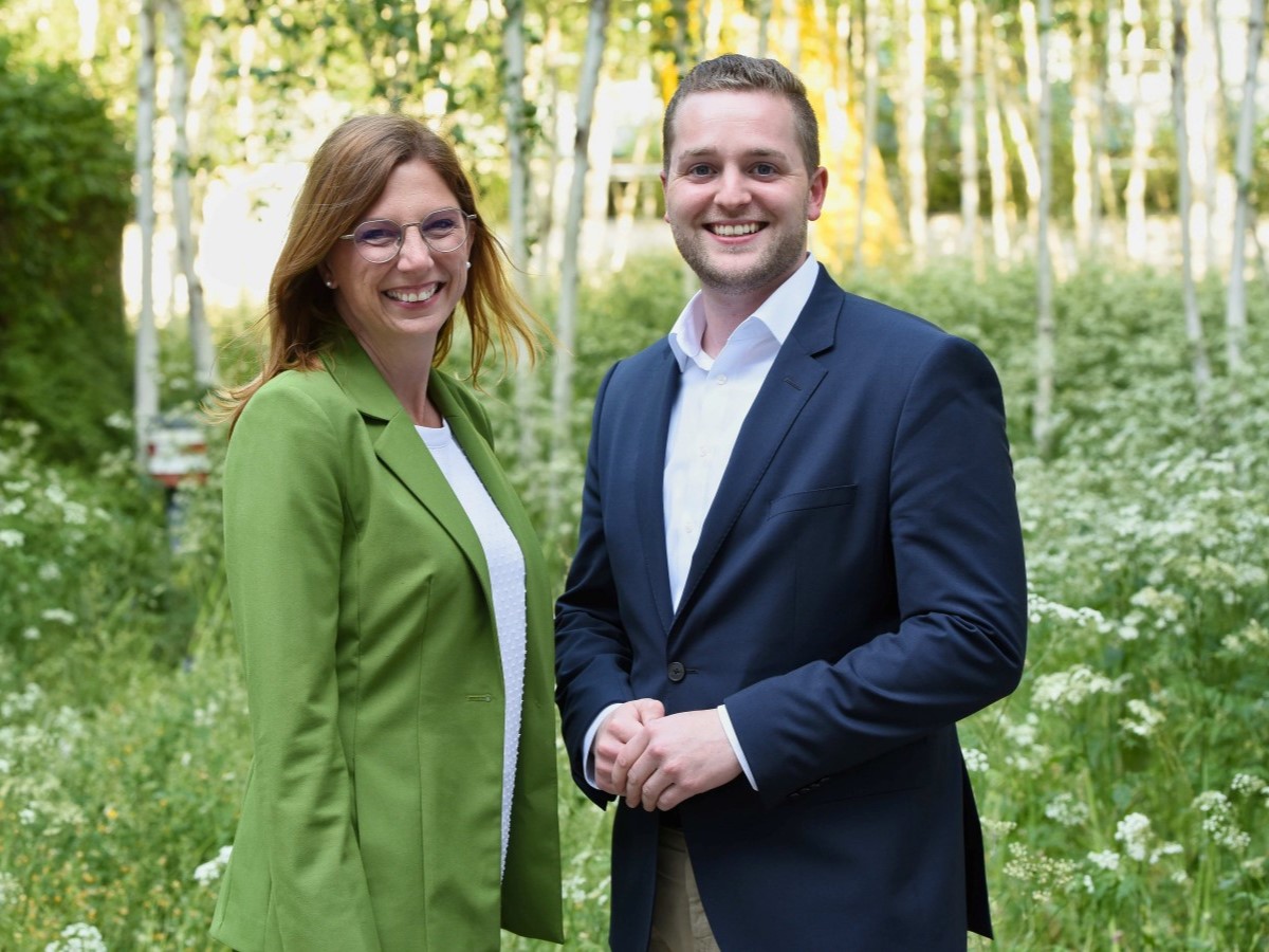 Sabine Btzing-Lichtenthler und Martin Diedenhofen freuen sich ber die Frderung durch das Bildungsprogramm (Foto: Sabine Btzing-Lichtenthler)