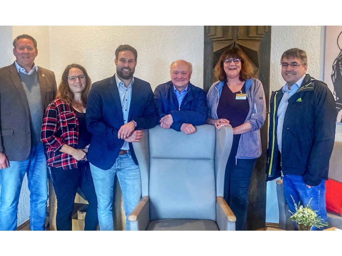 Besuch im kumenischen Hospiz Kloster Bruche: Brgermeister zeigten sich beeindruckt und dankbar