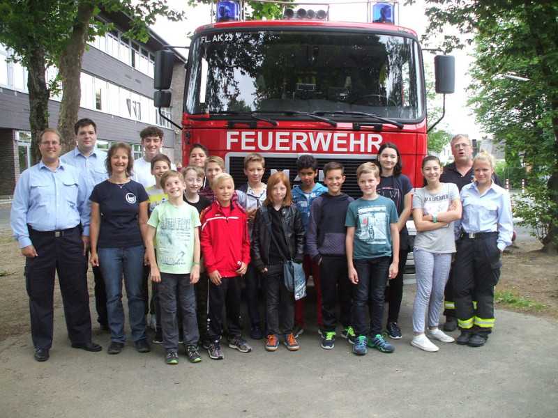 Feuer und Flamme whrend der Projektwoche