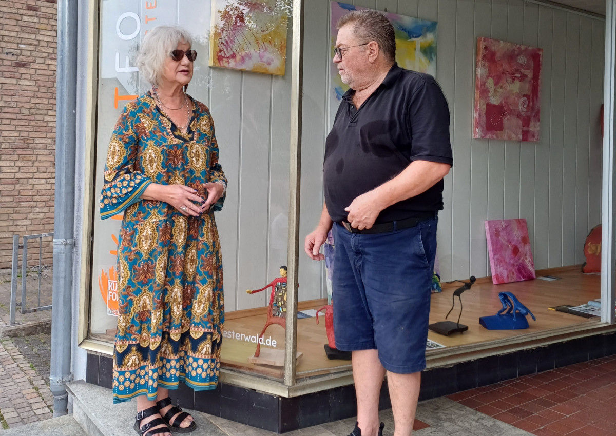 Petra Moser und Friedhelm Zllner stellen gemeinsam aus. (Foto: Privat)