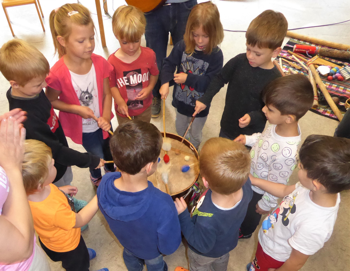 Die Kinder aus den Lebenshilfe-Kitas erlebten spannende Projekttage. (Foto: Lebenshilfe)