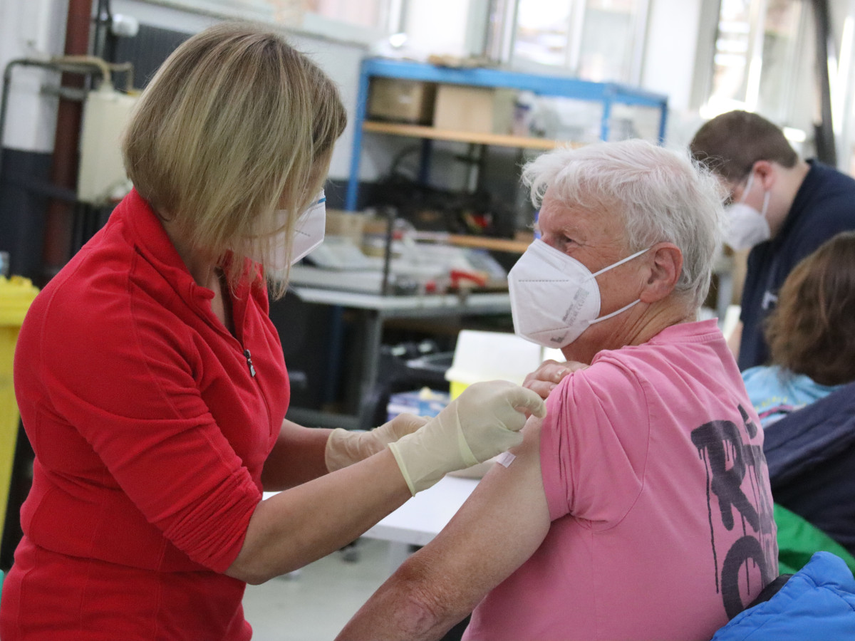 Rund 920 Menschen haben sich bei der "Lebenshilfe" boostern lassen. (Foto: Lebenshilfe)