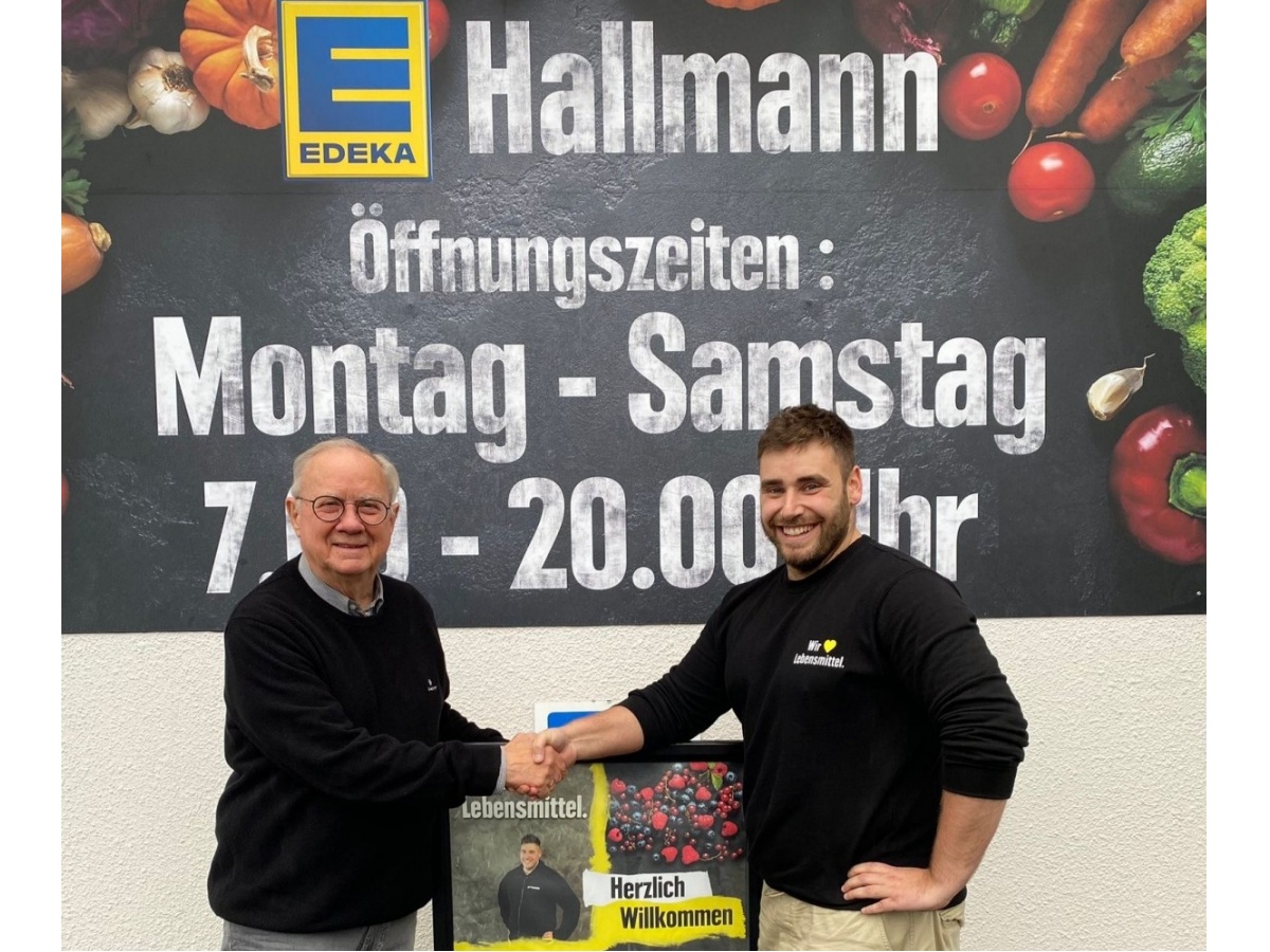 Patrick Hallmann bernimmt Edeka in Niederfischbach (Foto: K.J. Griese)