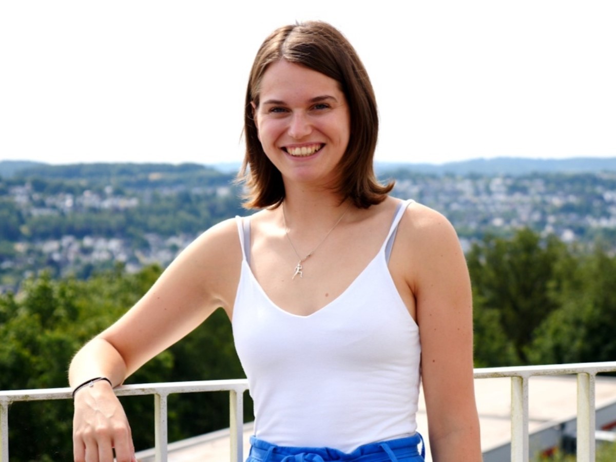 Luisa Neumann, Leichtathletin und Psychologie-Studentin an der Universitt Siegen (Fotos: Tobias Treude) 