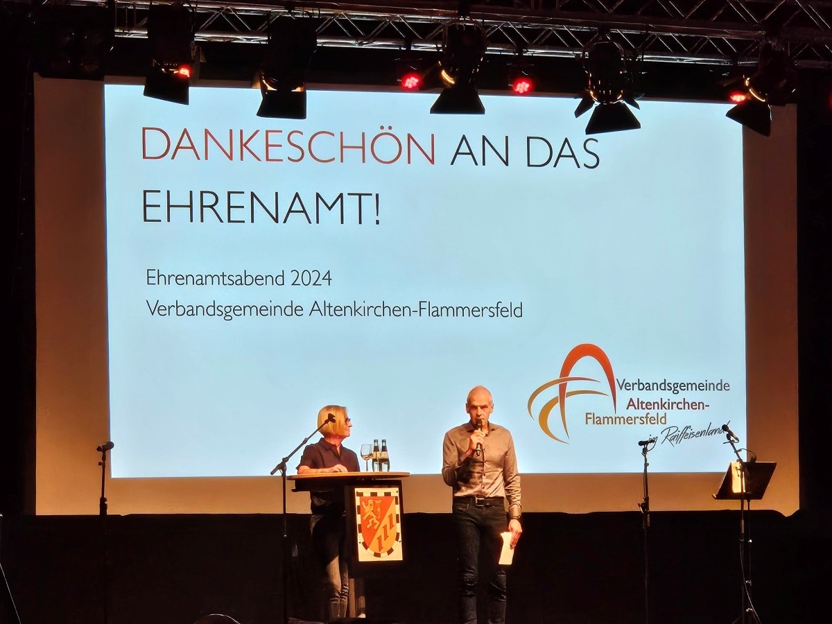 Dankeschn ans Ehrenamt: Ehrenamtsabend 2024 der Verbandsgemeinde Altenkirchen-Flammersfeld