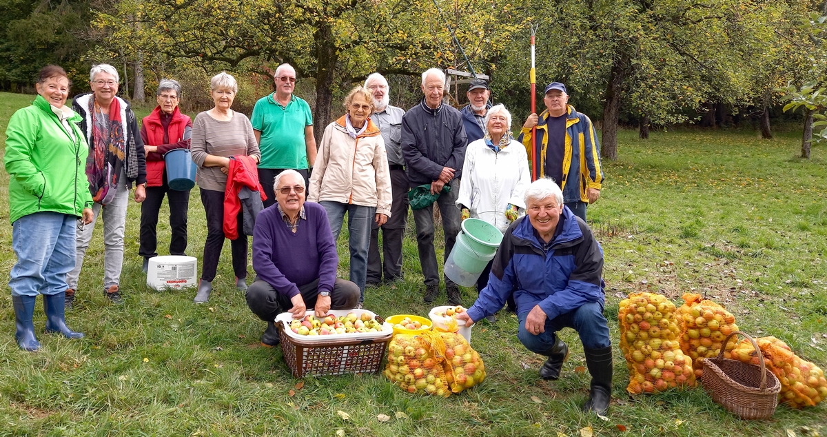 Westerwaldverein Bad Marienberg traf sich zum Apfelmosten

