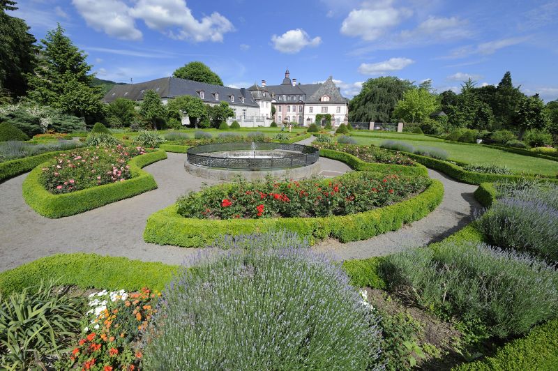 Abteigarten der ehemaligen KLosteranlage Rommersdorf. Foto: Veranstalter