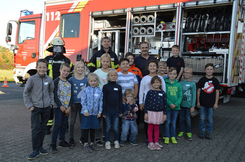 Ferienspa bei der Feuerwehr                                           