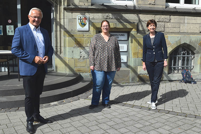 Landrat Hallerbach begrt neue Psychiatriekoordinatorin Verena Bruchof