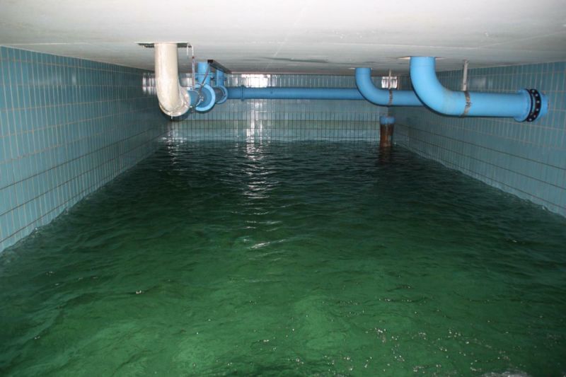 Aufbereitungsanlage fr Quellenwasser. Foto: SGD Nord