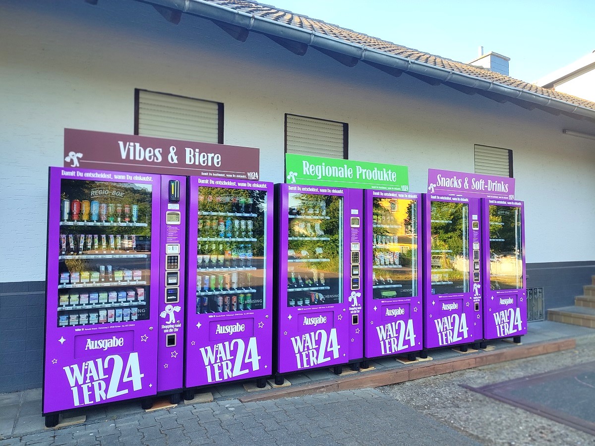 Die neuen Verkaufsautomaten in Au/Sieg (Foto: privat)