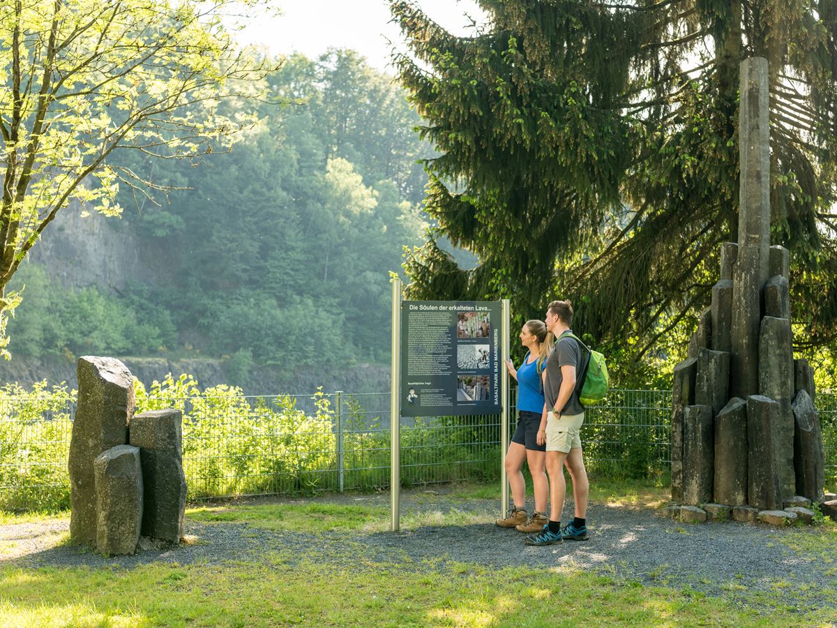 Der Basaltpark in Bad Marienberg hat fr Wanderer viel zu bieten. (Foto: Dominik Ketz)