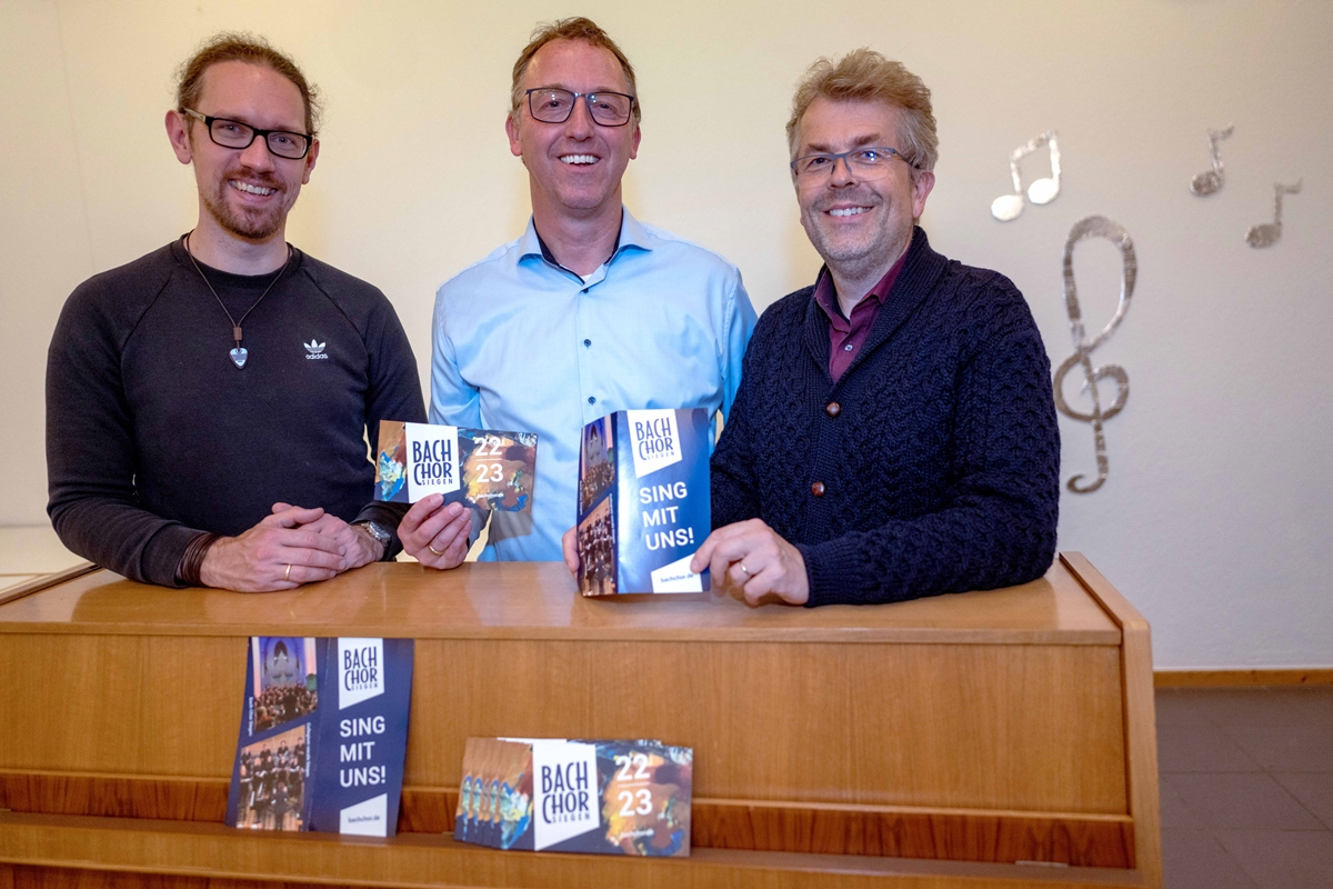 v.l.: Peter Scholl (Knstlerische Leitung), Jens Danecker (Geschftsfhrer), Dr. Mathias Scheer (Vorsitzender) 
(Foto: PM)
