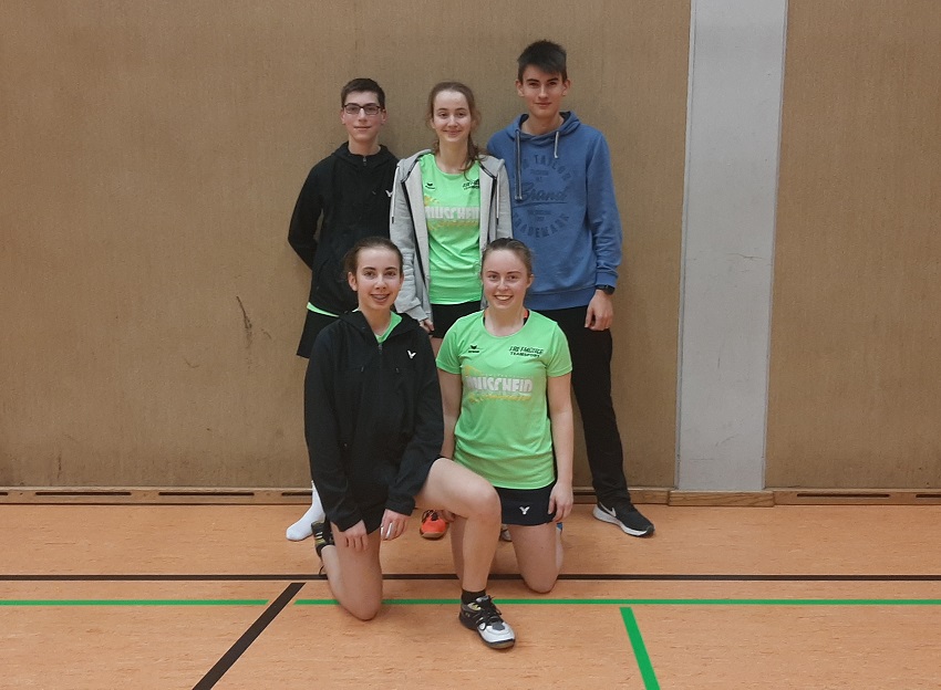 U19-Badmintonteam der JSG Betzdorf/Gebhardshain