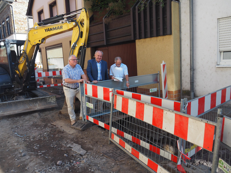 Untere Vallendarer Strae: Tiefbauarbeiten im Zeitplan