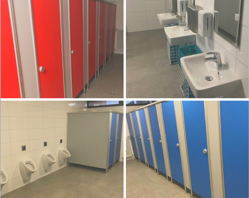 Neue Toilettenanlage fr die Medardus-Schule