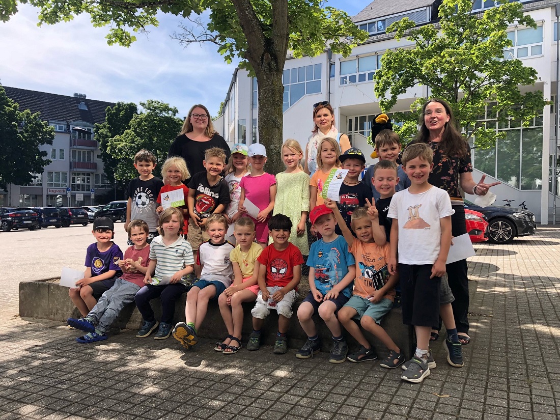 21 Bad Honnefer Vorschulkinder erhalten Bibliotheksfhrerscheine