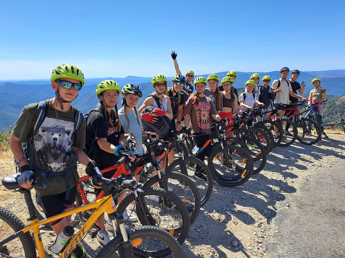 Hoch hinaus mit dem Trekkingrad ging es auf der Jugendfreizeit im sdfranzsischen Cvennen-Nationalpark. (Foto: Jrgen Ggel)