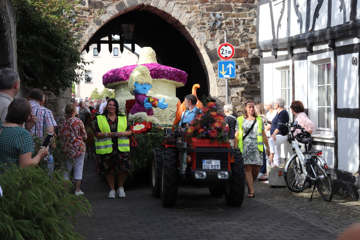 Beim Erpeler Blumenkorso (Foto: Daniela Simon)