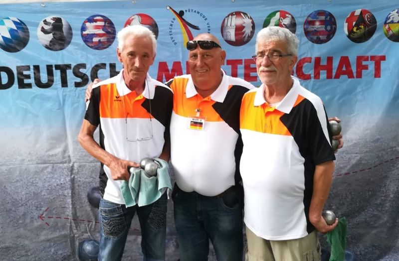 Yvon Gauny, Dieter Kutzner, Belaid Benamer Ben. Foto: privat